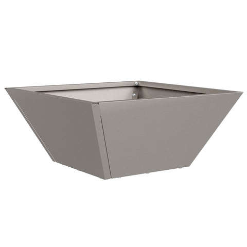 Fioriera in Metallo Acciaio Inossidabile 35 x 35 x 15 cm Durevole