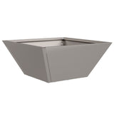 Fioriera in Metallo Acciaio Inossidabile 35 x 35 x 15 cm Durevole
