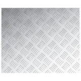 Lastre in Alluminio Antiscivolo a Rombo 2 pezzi 60x50 cm
