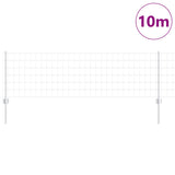 Set di Recinzione Euro Set di 2 Acciaio zincato 10 x 0.6 m