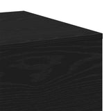 Tavolino da caffè Nero Rovere 100x30x36,5 cm Legno ingegnerizzato