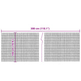 Recinzione in Rame da Giardino 300x180 cm