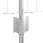 Set di Recinzione Euro Set di 2 Acciaio zincato 10 x 0.6 m
