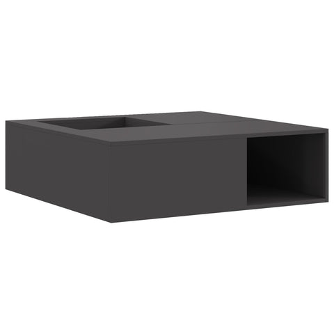 Braciere con Stoccaggio per Tronchi Nero 100x100x30 cm Acciaio