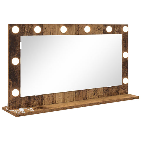 Specchio da Toeletta Legno Antico Legno, Vetro 80 x 45 x 18 cm