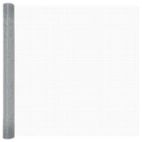 Recinzione in Filo Saldato con 13 Pali Flangiati 1.5x50 m Acciaio Zincato