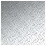 Pannelli in Alluminio a Scacchiera 4 pz Antiscivolo 50x50 cm