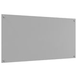 Schienale cucina Grigio chiaro 120x60x0,6 cm in vetro temperato