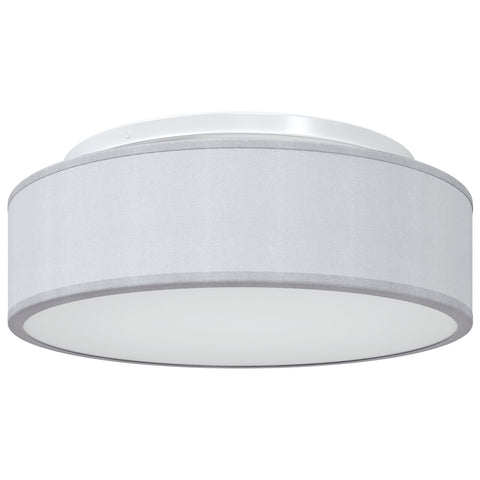 Lampade da soffitto a incasso Grigio  38 cm Tessuto E27