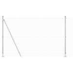 Recinzione a rete saldata con 13 pali flangiati 1.5x50 m in acciaio galvanizzato