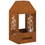 Focolare 50x50x100 cm in Acciaio Inossidabile