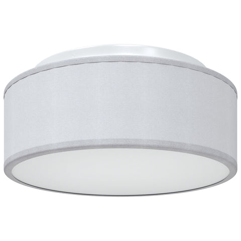 Lampade da soffitto Incasso Grigio  30 cm Tessuto E27