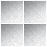 Pannelli in Alluminio a Scacchiera 4 pz Antiscivolo 50x50 cm