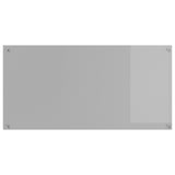 Schienale cucina Grigio chiaro 120x60x0,6 cm in vetro temperato