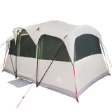 Tenda Familiare con Finestre a Cupola Verde per 10 Persone Impermeabile