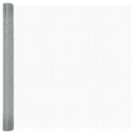 Recinzione a rete saldata con 13 pali flangiati 1.5x50 m in acciaio galvanizzato