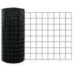 Recinzione Euro con 22 Post Grey 0,6x50 m Acciaio