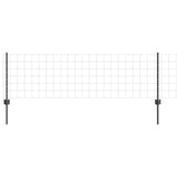 Recinzione Euro con 22 Post Grey 0,6x50 m Acciaio
