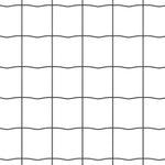 Recinzione Euro con 22 Post Grey 0,6x50 m Acciaio