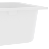 Lavello da cucina Bianco 76 x 48 x 30 cm Quarzo e Resina