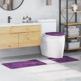 Set di tappetini antiscivolo per il bagno 3 pcs Viola PP