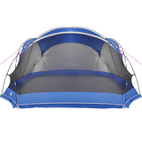 Rete per zanzare da campeggio con porte Blu per 10 persone Impermeabile