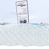 Guanciali per materassi Bianco e Verde 90 x 190 cm