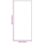 Accessorio Tenda Grigio Chiaro Poliestere 250 x 550 cm Leggero