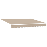 Tessuto di Ricambio per Tenda da Sole per Telaio 3.5x2 m Beige