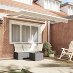 Tessuto di Ricambio per Tenda da Sole per Telaio 3.5x2 m Beige