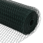 Recinzione Esagonale Verde 0.6x50 m Acciaio