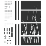 Cancello da giardino Nero 105 x 175 cm