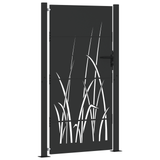 Cancello da giardino Nero 105 x 175 cm