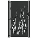 Cancello da giardino Nero 105 x 175 cm