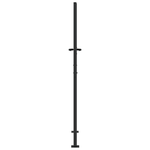 Cancello da giardino Nero 105 x 175 cm