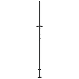 Cancello da giardino Nero 105 x 175 cm