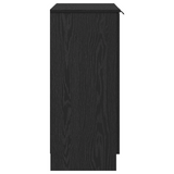 Credenza Rovere Nero 60 x 30 x 70 cm Legno truciolato