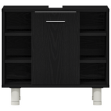 Mobile da Bagno Rovere Nero 60 x 32 x 54 cm Legno truciolato