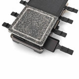 Tristar Griglia a Pietra per Raclette 8 Persone 1400 W 23x23 cm Nera