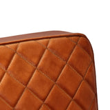 Poltrona Marrone Chiaro in Vera Pelle