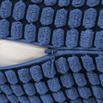 Set di Cuscini 2 pz in Velour 40x60 cm Blu