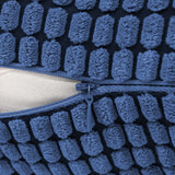 Set di Cuscini 2 pz in Velour 40x60 cm Blu