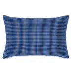 Set di Cuscini 2 pz in Velour 40x60 cm Blu