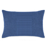 Set di Cuscini 2 pz in Velour 40x60 cm Blu