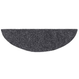 Tappetini Autoadesivi per Scale 15 pz 56x17x3 cm Grigio Scuro