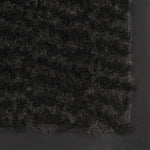 Tappeto Antipolvere Trapuntato Rettangolare 60x90cm Nero