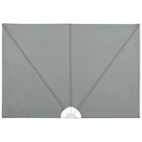 Tenda Laterale per Terrazza Pieghevole Grigio 300x200 cm