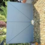 Tenda Laterale per Terrazza Pieghevole Grigio 300x200 cm