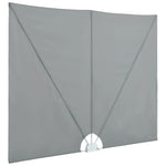 Tenda Laterale per Terrazza Pieghevole Grigio 300x200 cm