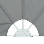 Tenda Laterale per Terrazza Pieghevole Grigio 300x200 cm